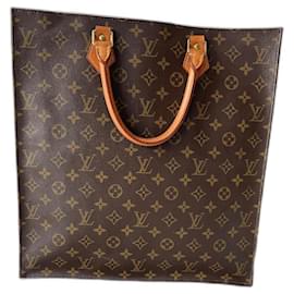 Louis Vuitton-LV Sac Plat Handtasche Vintage-Braun