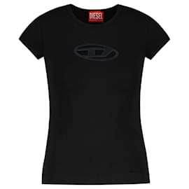 Diesel-Angie T-Shirt - Diesel - Cotton - Black-Black