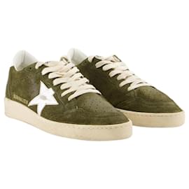 Golden Goose Deluxe Brand-Ball Star Sneakers - Golden Goose Deluxe Brand - Leather - Khaki-Green,Khaki