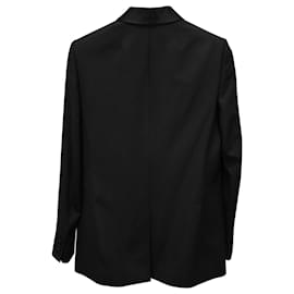 Maje-Maje Tuxedo Blazer in Black Polyester-Black