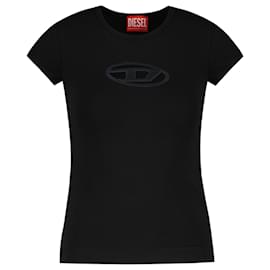 Diesel-Angie T-Shirt – Diesel – Baumwolle – Schwarz-Schwarz