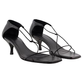 Totême-The Knot Sandals - TOTEME - Leather - Black-Black