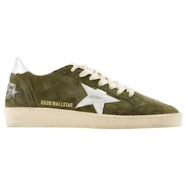 Golden Goose Deluxe Brand-Baskets Ball Star - Golden Goose Deluxe Brand - Cuir - Kaki-Vert,Kaki