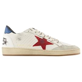 Golden Goose Deluxe Brand-Ball Star Sneakers - Golden Goose Deluxe Brand - Leather - White-White