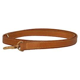 Louis Vuitton-leather shoulder strap-Brown