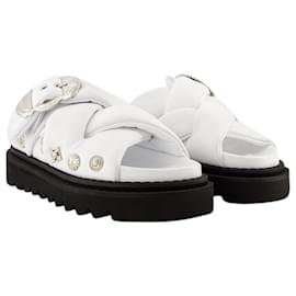 Toga Pulla-AJ1317 Sandalias - Toga Pulla - Piel - Blanco-Blanco