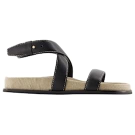 Totême-The Chunky Sandals - TOTEME - Leather - Black-Black