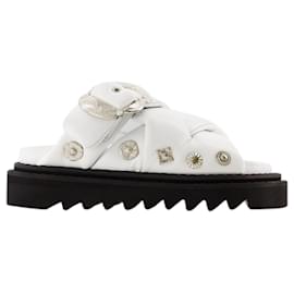 Toga Pulla-AJ1317 Sandals - Toga Pulla - Leather - White-White