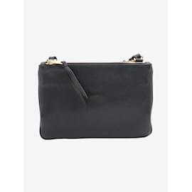 Prada-Black Vitello Phenix shoulder bag-Black