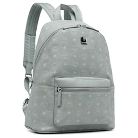 MCM-MCM Gray Large Visetos Backpack-Grey