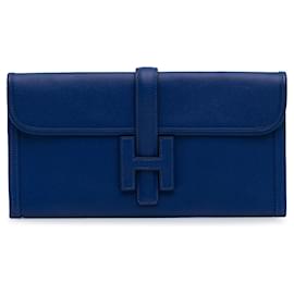 Hermès-Hermes Azul Epsom Jige Elan 29-Azul