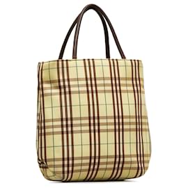 Burberry-Burberry Brown House Check Sac à main-Marron,Beige