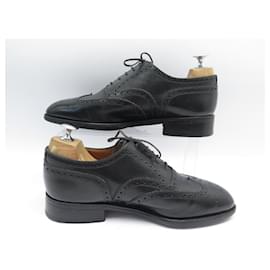 JM Weston-ZAPATOS M WESTON RICHELIEU 375 5.5mi 39.5 Amplio 40 Zapatos de cuero negro-Negro