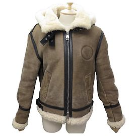 Chloé CHLOE MANTEL CHC BOOTSJACKE18WCV0721023336 S 36 LEDERMANTEL Braun