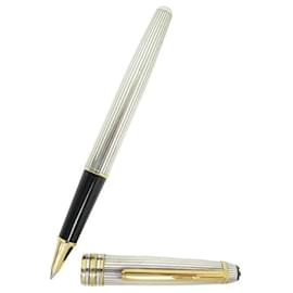 Montblanc-MONTBLANC MEISTERSTUCK ROLLERBALL SOLITAIRE GIFT PEN 922001 MONEY PEN-Silvery