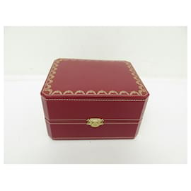 Cartier-SCATOLA COWA CARTIER0049 PER OROLOGI CALIBRO TANK PASHA BALLON SANTOS BOX WATCH-Rosso