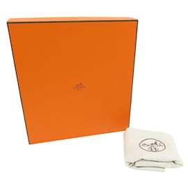 Hermès-BOX FÜR HERMES KELLY BIRKIN TASCHE 25 + 1 BEUTEL + BROSCHÜREN HANDTASCHE Staubbeutel-BOX-Orange