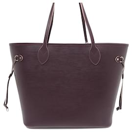 Louis Vuitton-NEUF SAC A MAIN LOUIS VUITTON NEVERFULL MM CUIR EPI PRUNE M54159 HAND BAG-Prune