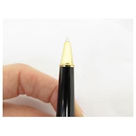 Montblanc-MONTBLANC MEISTERSTUCK CLASSIC GOLD MB PEN12890 ROLLERBALL RESIN PEN-Black