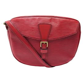 Louis Vuitton-LOUIS VUITTON YOUNG GIRL GM HANDBAG IN RED EPI LEATHER CROSSBODY BAG-Red