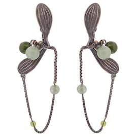 Christian Dior-VINTAGE CHRISTIAN DIOR DRAGONFLY EARRINGS-Silvery