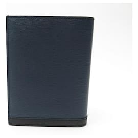 Lancel-NEW LANCEL WALLET TWO-TONE LEATHER CARD HOLDER WITH09688 LEATHER WALLET-Other
