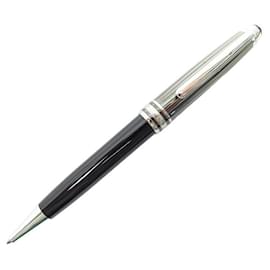 Montblanc-NEW MONTBLANC MEISTERSTUCK SOLITARY BALL PEN WITH PALLADIAN STEEL PEN-Silvery