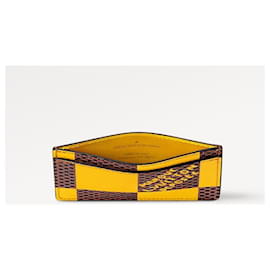 Louis Vuitton-LV Card holder damier pop new-Yellow