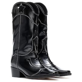 Ganni Women's Black Marlyn 50 Cutout Star Black