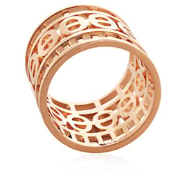 Hermès-Anel Hermès Chaine D'Ancre em 18k Rose Gold-Outro