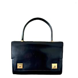 Hermès-Black smooth leather piano-Black