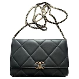 Chanel-WOC TIMELESS-Black,Dark grey