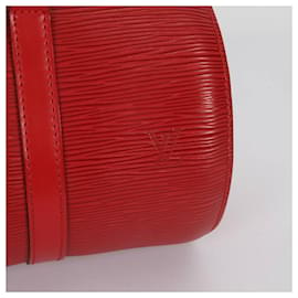 Louis Vuitton-LOUIS VUITTON Soufflot Papillon Epi handbag red-Red
