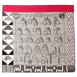 Cavalli Carré Hermès Nero Bianco Rosso Grigio