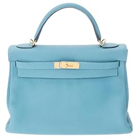 Hermès-Hermes Kelly 32-Turquesa