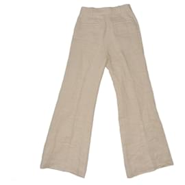 Chloé-Pantalones anchos color crema-Crudo