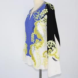 Valentino-Mehrfarbige Arazzo-Blumen-Jersey-Tunika von Valentino-Mehrfarben