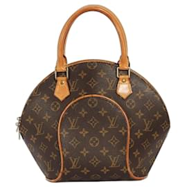 Louis Vuitton-Louis Vuitton Ellipse Monogram PM Handbag-Dark brown