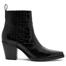 Ganni-Ankle Boots-Black