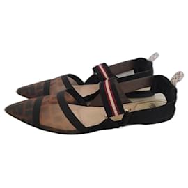 Fendi-Mules-Brown