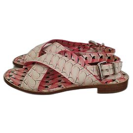 Fendi Leather Sandals Multicolor Multiple colors