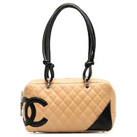 Chanel-Bolso de hombro Chanel Cambon Ligne marrón-Castaño,Otro