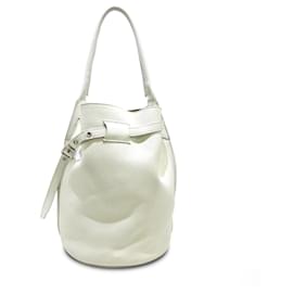 Céline-Celine White Big Bag Bucket-White