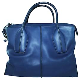 Tod's-D-Cube Small Shopping Bag-Blue