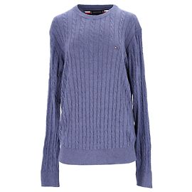 Tommy Hilfiger Herrenpullover mit Zopfmuster Andere Grün