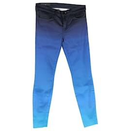 Autre Marque-Blue Shades Skinny Jean-Blue