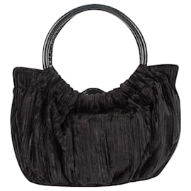 Giorgio Armani-A Mini Velvet Bag-Black