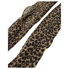 Saint Laurent-Leopard Print Silk Chiffon scarf-Other