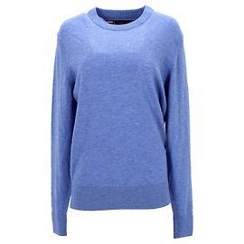 Tommy Hilfiger Herrenpullover aus Lammwolle mit Rundhalsausschnitt Blau