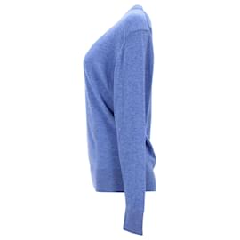 Tommy Hilfiger-Suéter masculino de lã de cordeiro com gola redonda-Azul